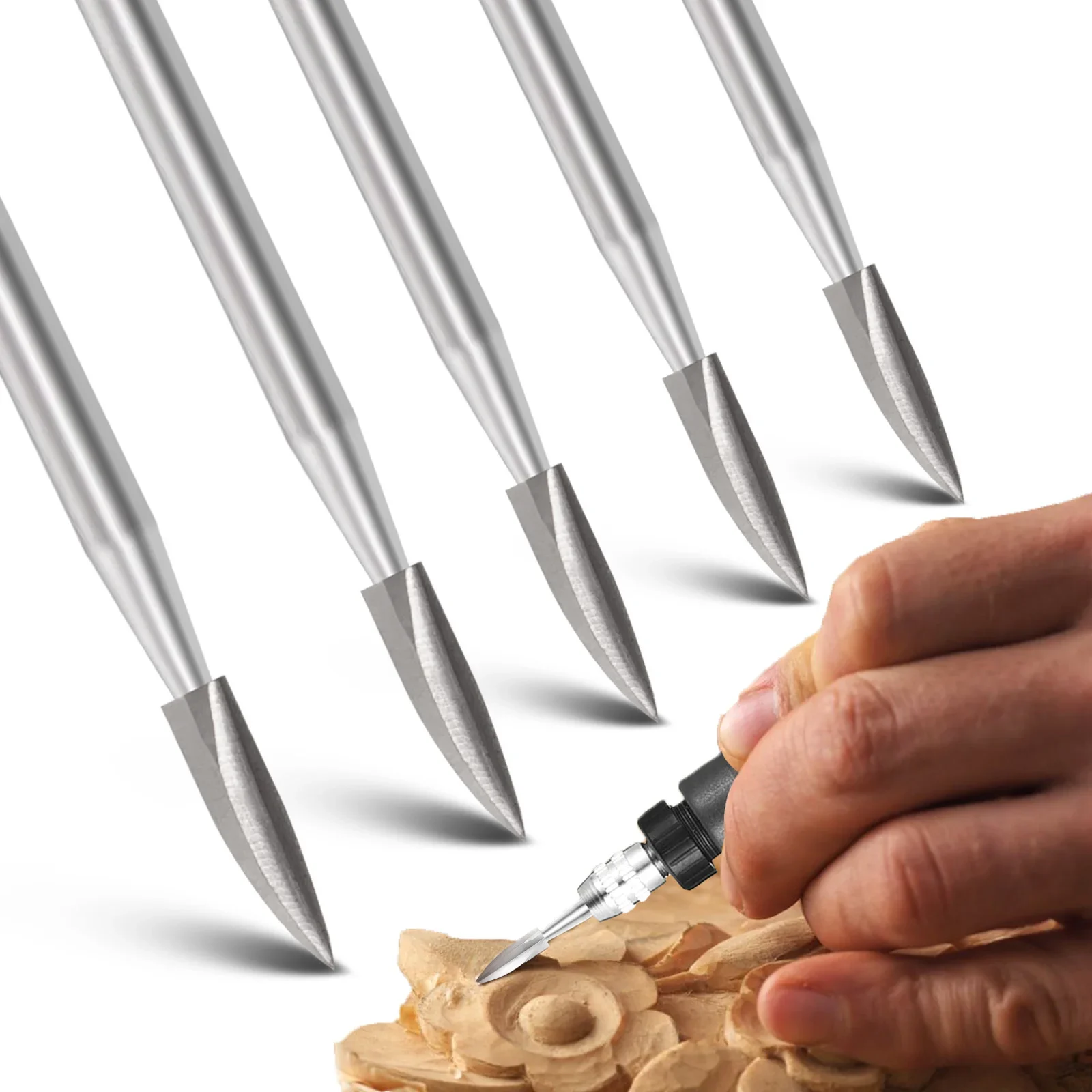 Wood Chisel Set - Zestaw 5 frezów do drewna do