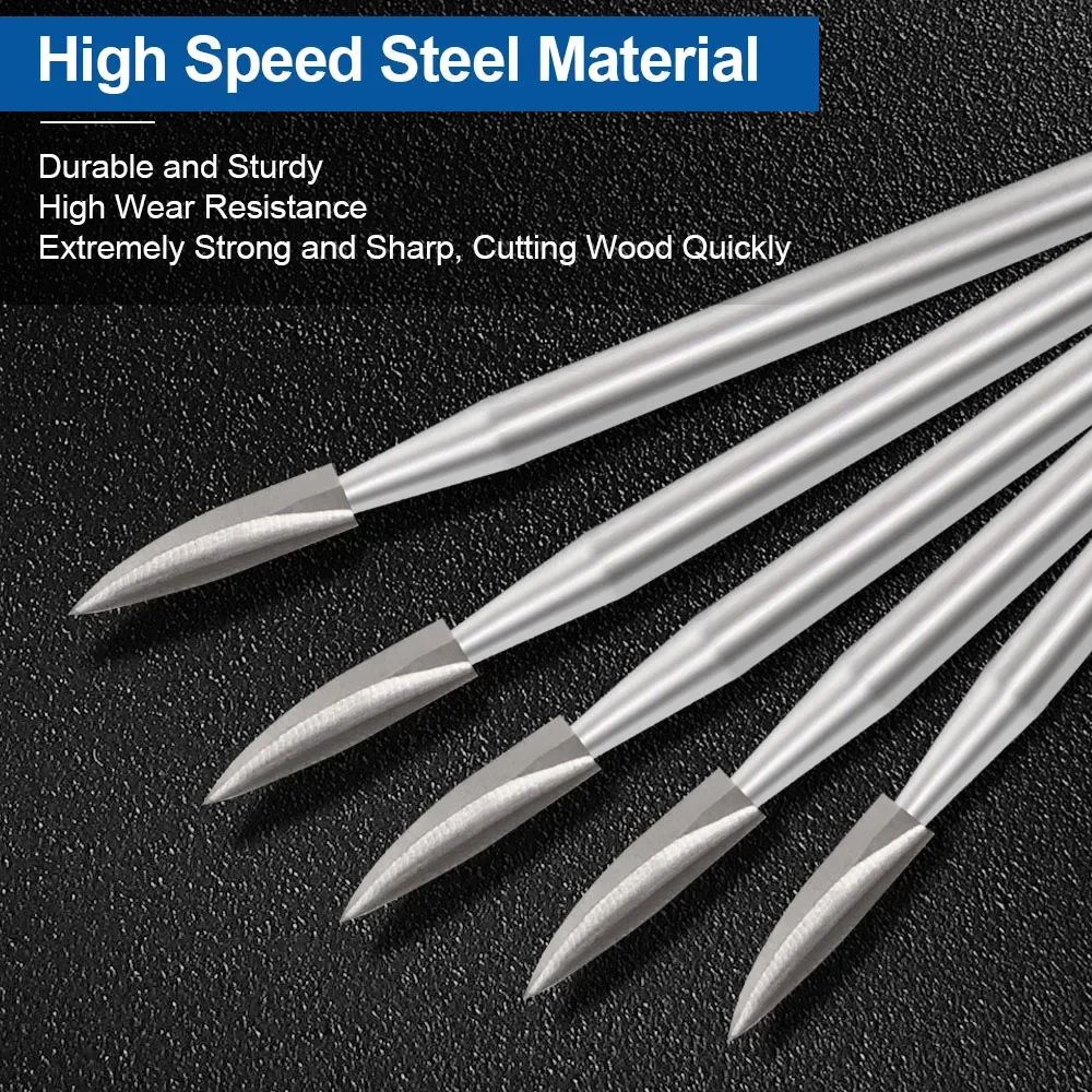 Zestaw 5 frezów do drewna do n – Wood Chisel Set recenzja i cena
